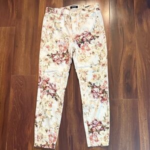 Buffalo David Bitton Floral Havana High Rise Ankle Skinny Jeans Size 6/28